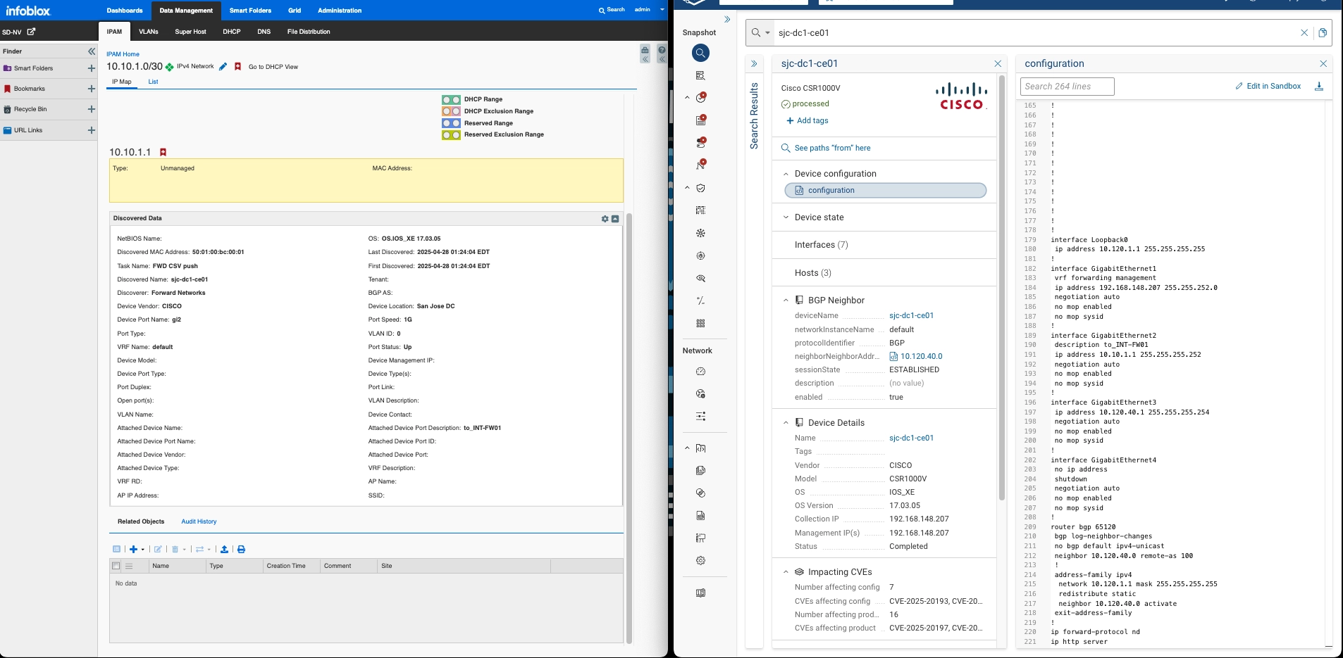 Forward Enterprise Interface