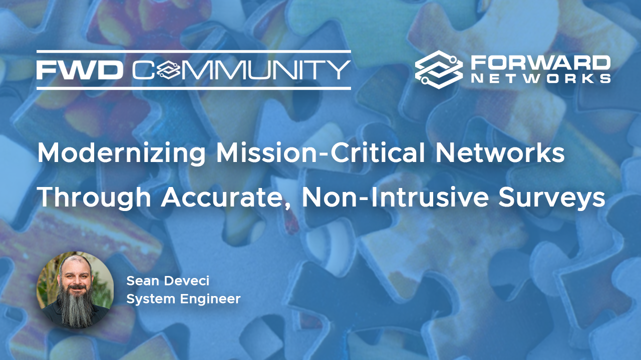 Modernizing Mission-Critical Networks Through Accurate, Non-Intrusive Surveys